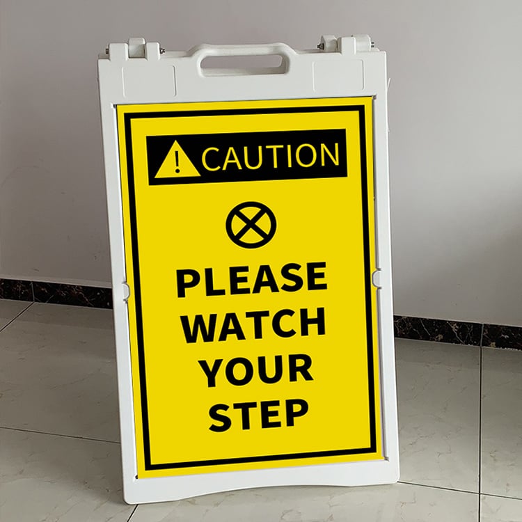 A-frame Double-sided Display