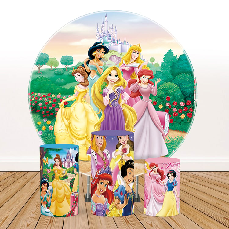 Tension fabric backdrop cover for party