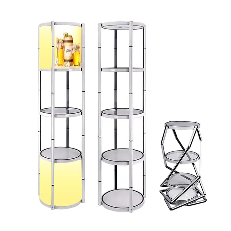 Aluminum Tube Twister Tower Display