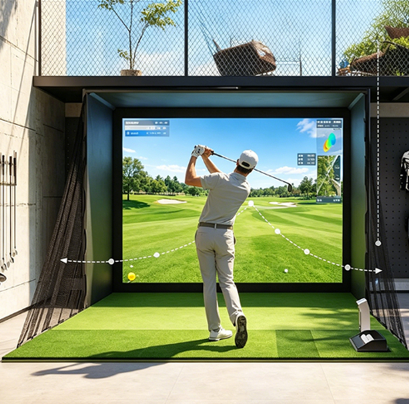 Filets d'enceinte pour simulateur de golf