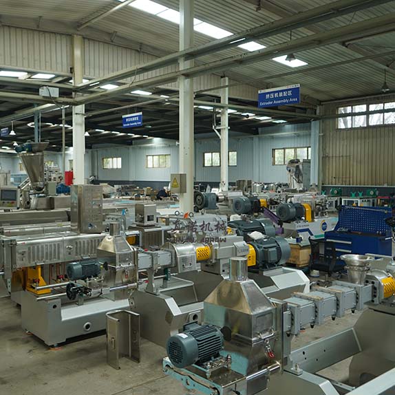 Extruder assembly area