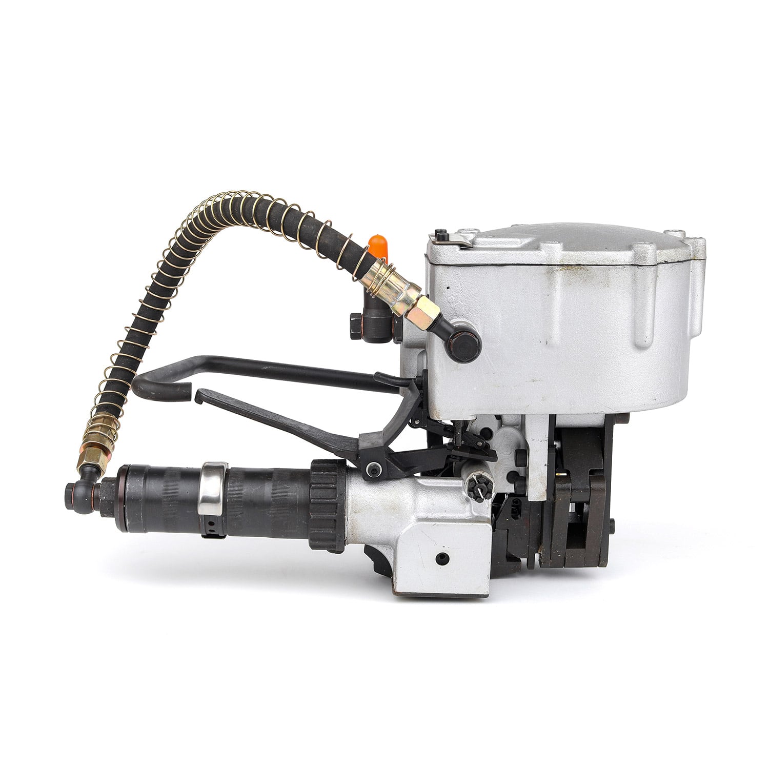 Pneumatic strapping machine for exclusively steel strap 32mm