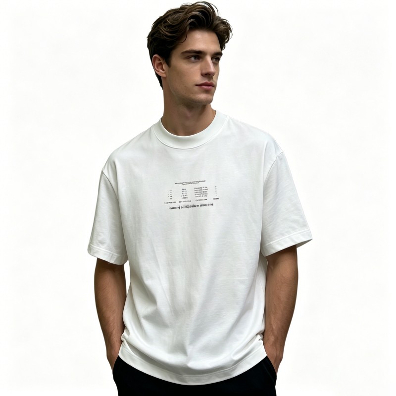 Custom Graphic Men's T-Shirt Customized Digital Printing Crew Neck Casual  Cotton Breathable Men Shirt Clothing