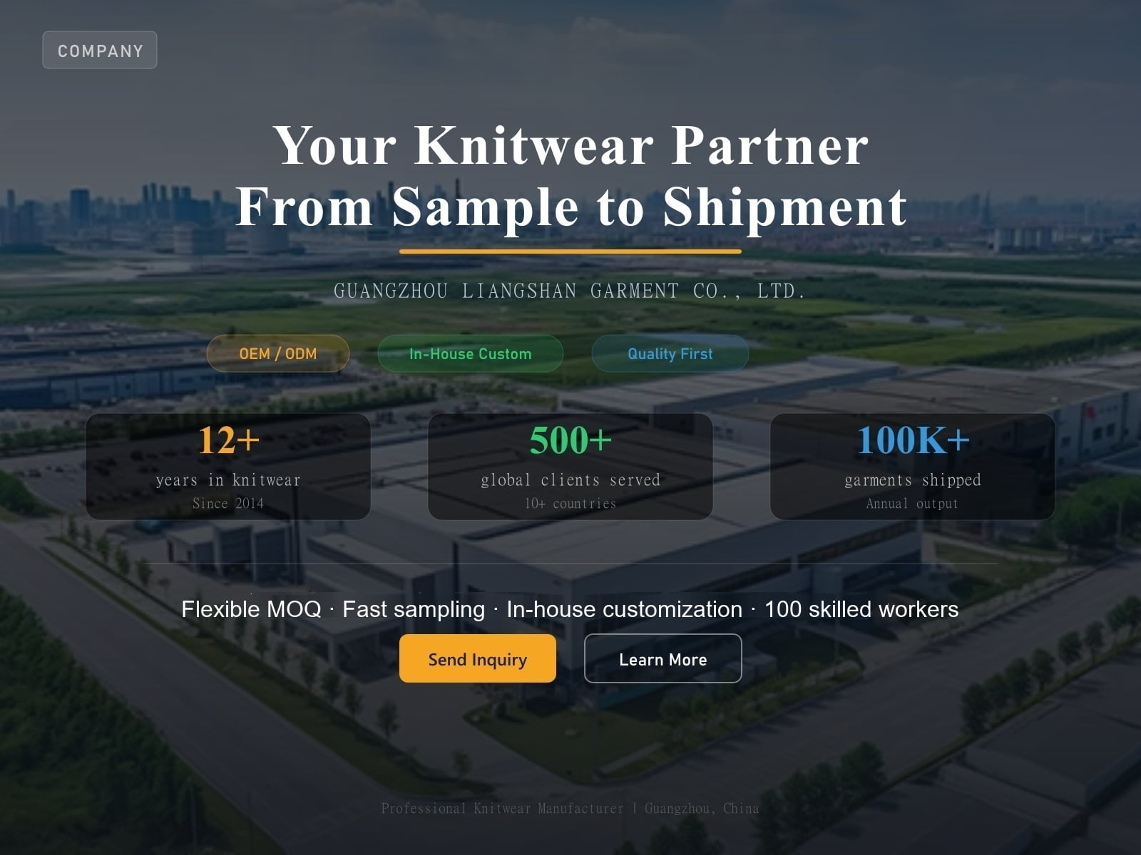 From Sample to Shipment — How Liangshan Garment Delivers for Your Brand