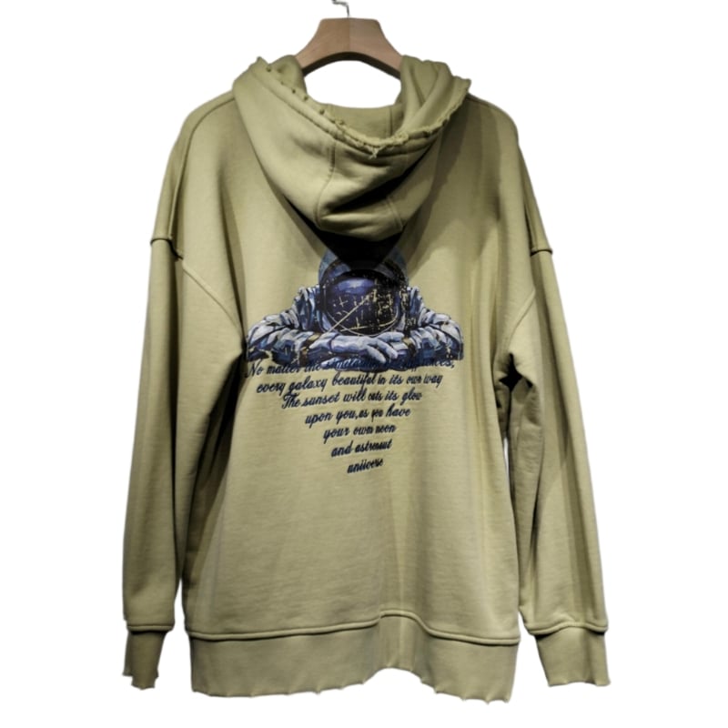 Oversized Dtg Print Usa Size Urban Casual Hoodies Sweatshirts Men