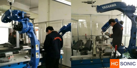 Ultrasonic cutting knives with different frequencies
