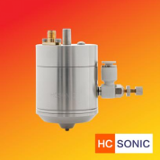 Convergent ultrasonic nozzle