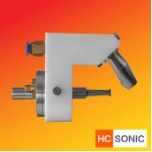 Fan-shaped wide spray ultrasonic nozzle