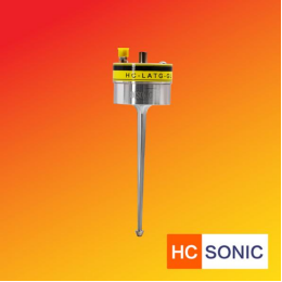 Intrusive ultrasonic mist nozzle