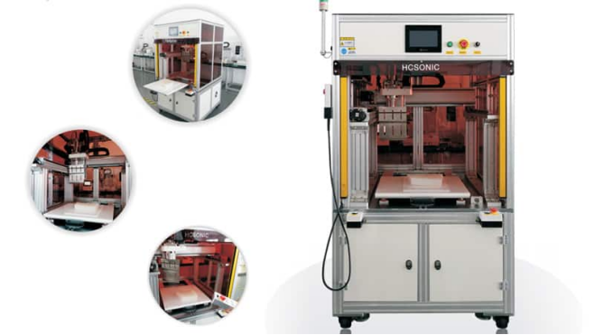 Three-axis ultrasonic cutting machine