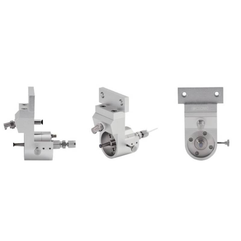 Ultrasonic wide-spray atomizing nozzle