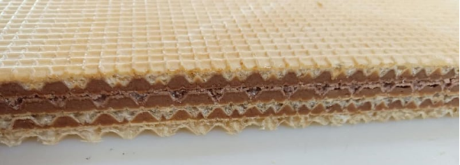 Ultrasonic wafer cutting effect