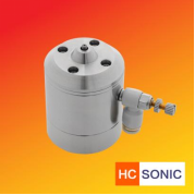Convergent ultrasonic nozzle