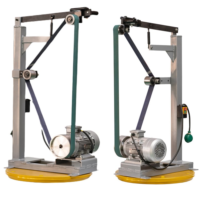 Soft sanding belt machine