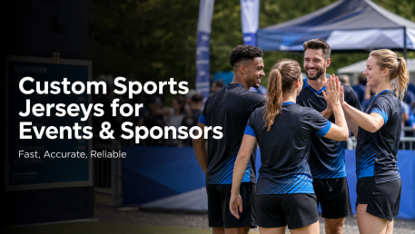 Custom Sports Jerseys for Events & Sponsors — Fast, Accurate, Reliable
