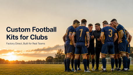 Custom Football Kits for Clubs — Factory Direct, Built for Real Teams