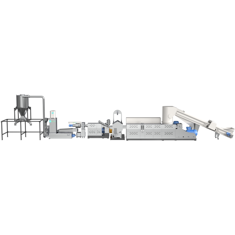 Waste Heavy Surface Printed Film Recycling Pelletizing Line