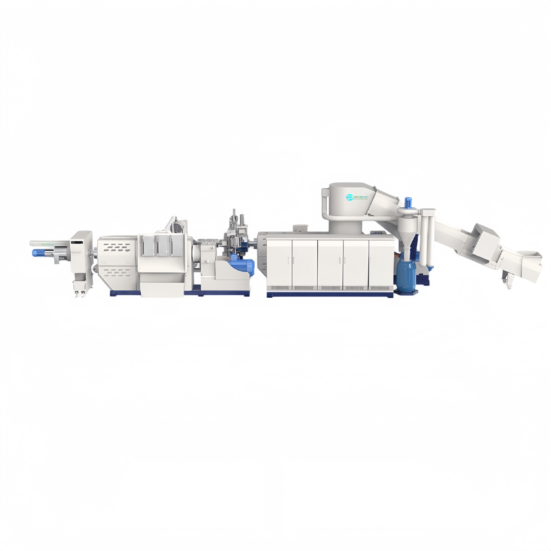 Waste Heavy Surface Printed Film Recycling Pelletizing Line