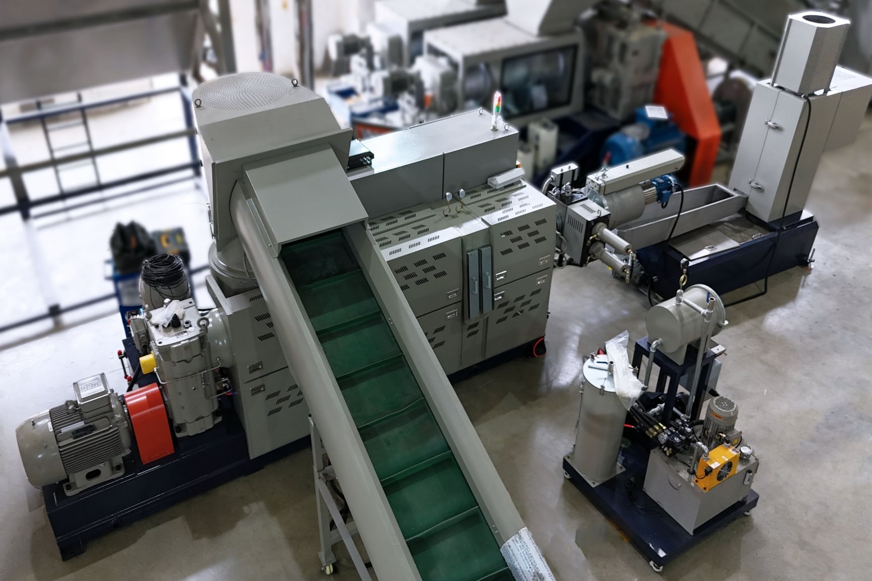 PE Plastic Film Pelletizing Line Test Run  Ready for Turkey Customer (3).jpg