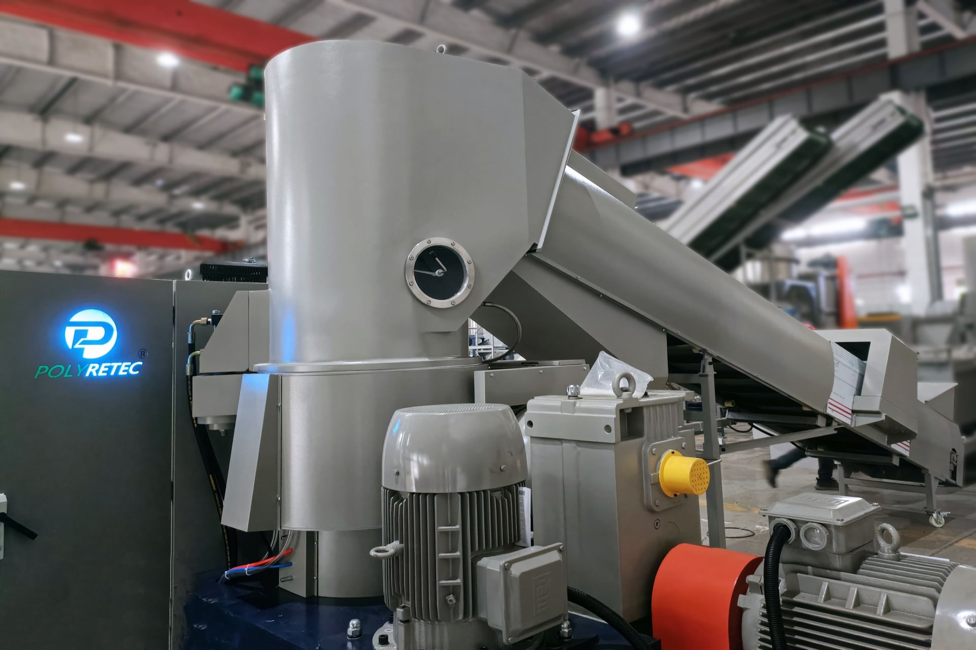 PE Plastic Film Pelletizing Line Test Run  Ready for Turkey Customer (6).jpg