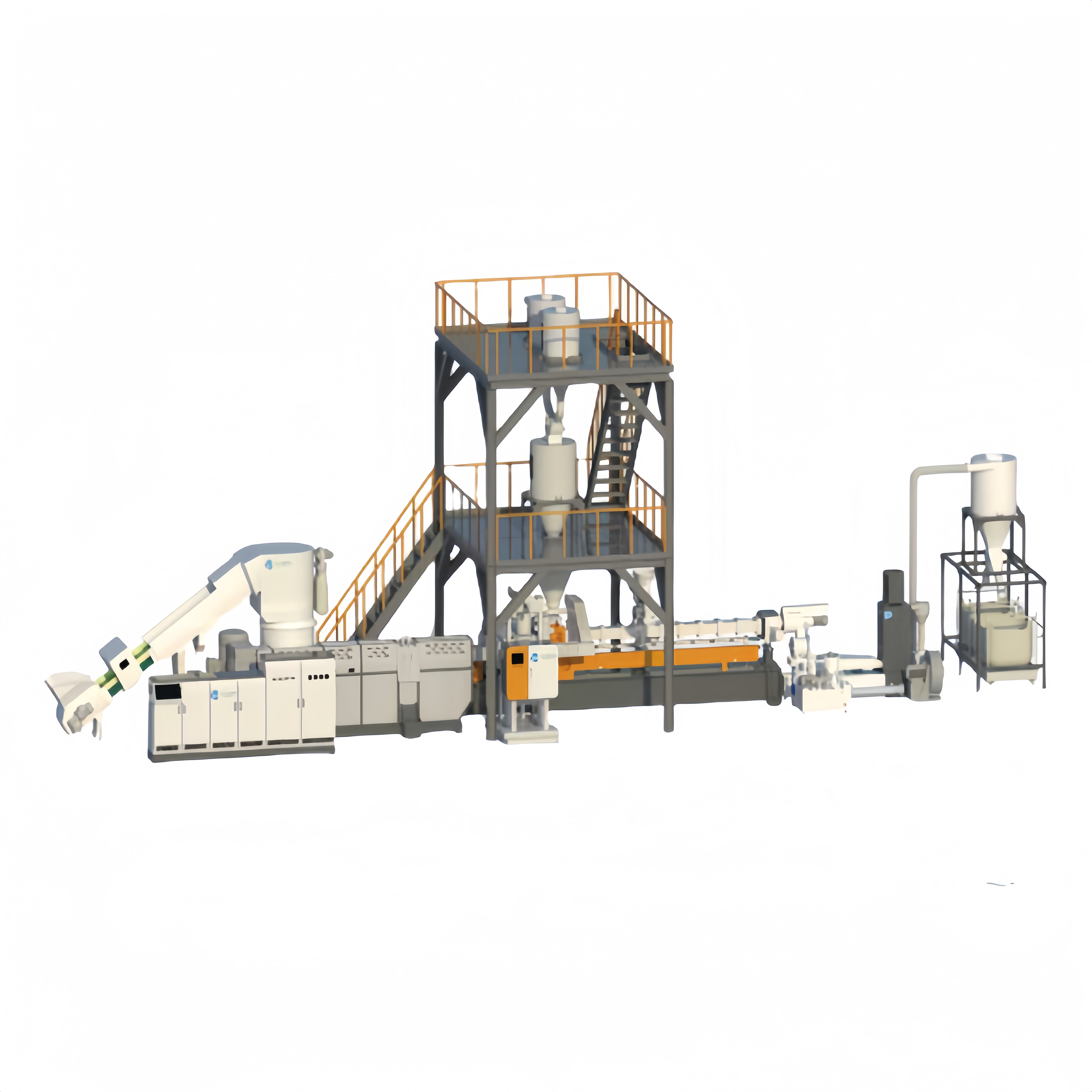 Plastic Recycling & compounding Pelletizing Line