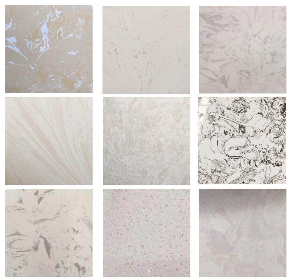 YDSTONE Fast Delivery Artificial Stone Black Glossy Heat Resistant Kitchen Marble Floor Slab details