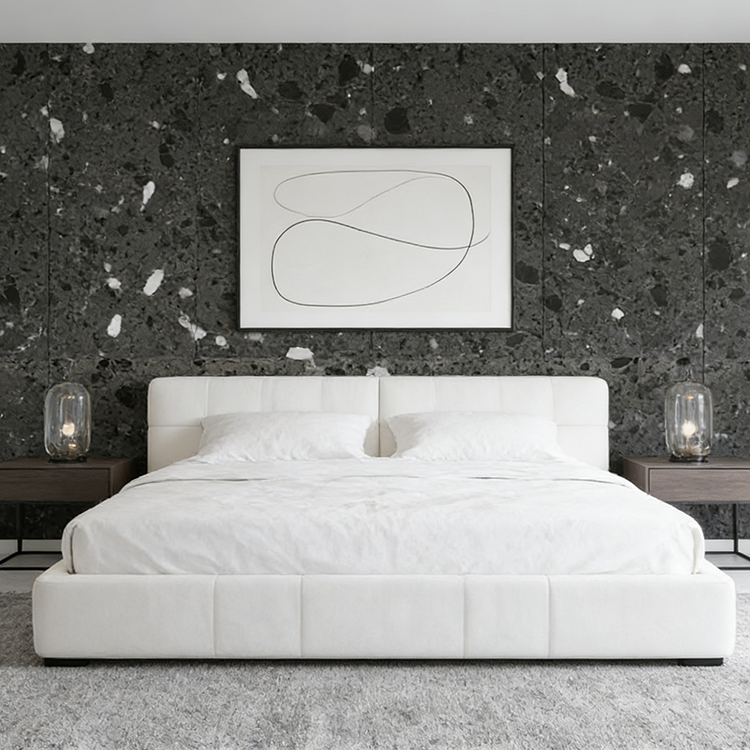 YDSTONE Modern Hangzhou Grey Artificial Marble Tiles Cut-to-Size for Villa Wall Indoor Floor Bathroom