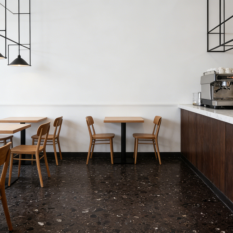 YDSTONE Modern Artificial Marble Tiles Cut-to-Size for Indoor Floorings Bathroom Kitchen Dining Balcony Mall