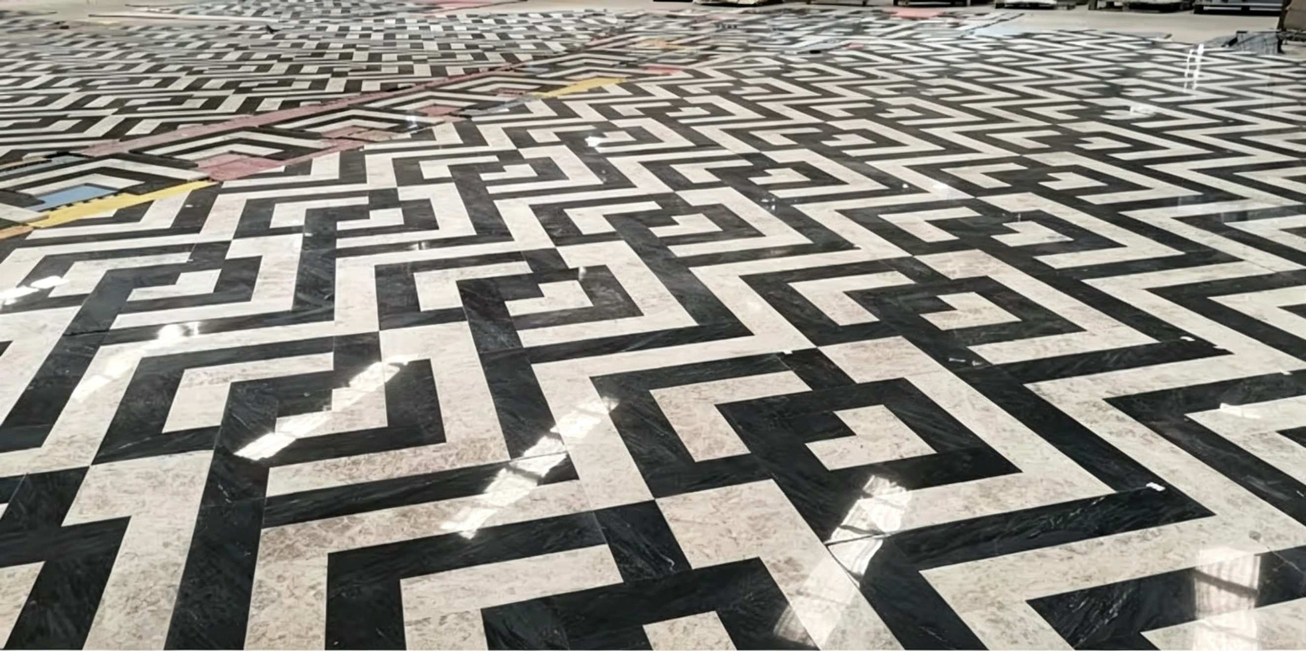 natural marble mosaic art marble inlay flooring design waterjet medallion mosaic pattern floorings-0