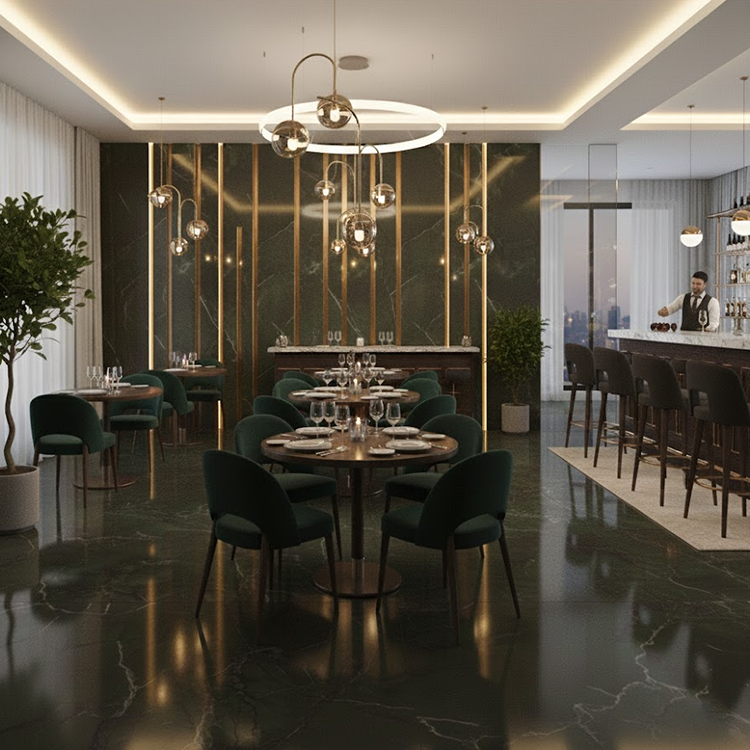 YDSTONE Wholesale Artificial Ceramic Tiles Porcelain Slab Avocado Green Sintered Stone Slabs Floorings