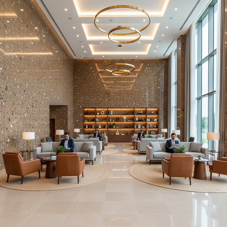 YDSTONE Cement Multi Colour Flooring Classic Terrazzo Tiles Big Aggregates for Stylish Interior Decor Wall Panel