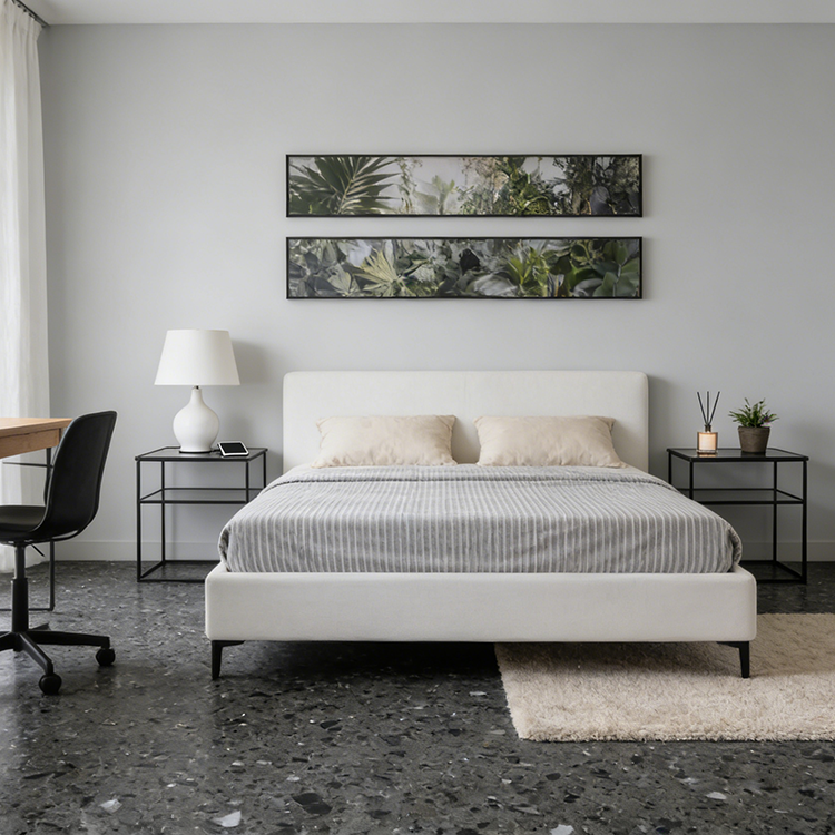 YDSTONE Modern Hangzhou Grey Artificial Marble Tiles Cut-to-Size for Villa Indoor Floor Bathroom