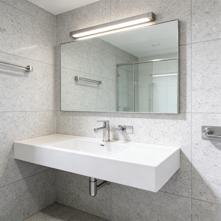 YDSTONE Modern Dusk Snow White Artificial Marble Tiles Cut-to-Size for Villa Wall Indoor Floor Bathroom