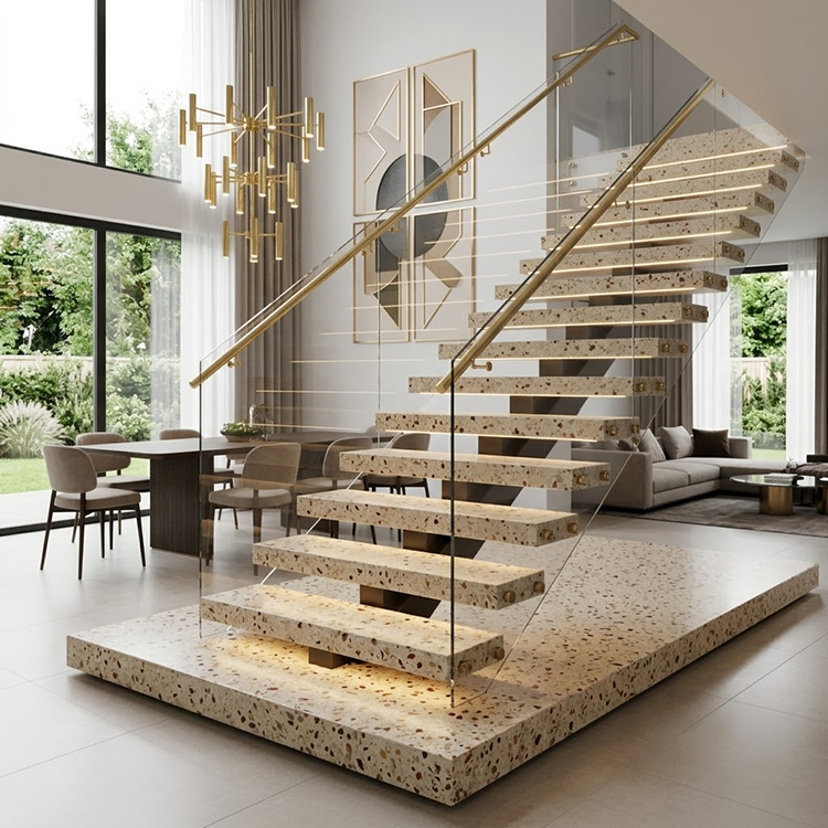 Beige Pink Terrazzo Slab Artificial Terrazzo Stone Large Terrazzo Tile for Floor Wall and Interior Decoration