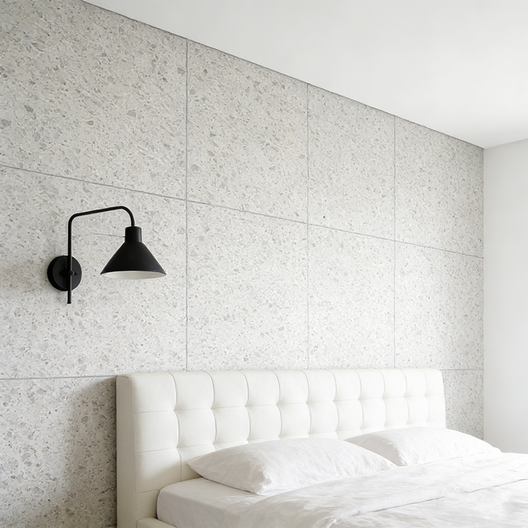 YDSTONE Modern Dusk Snow White Artificial Marble Tiles Cut-to-Size for Villa Wall Indoor Floor Bathroom