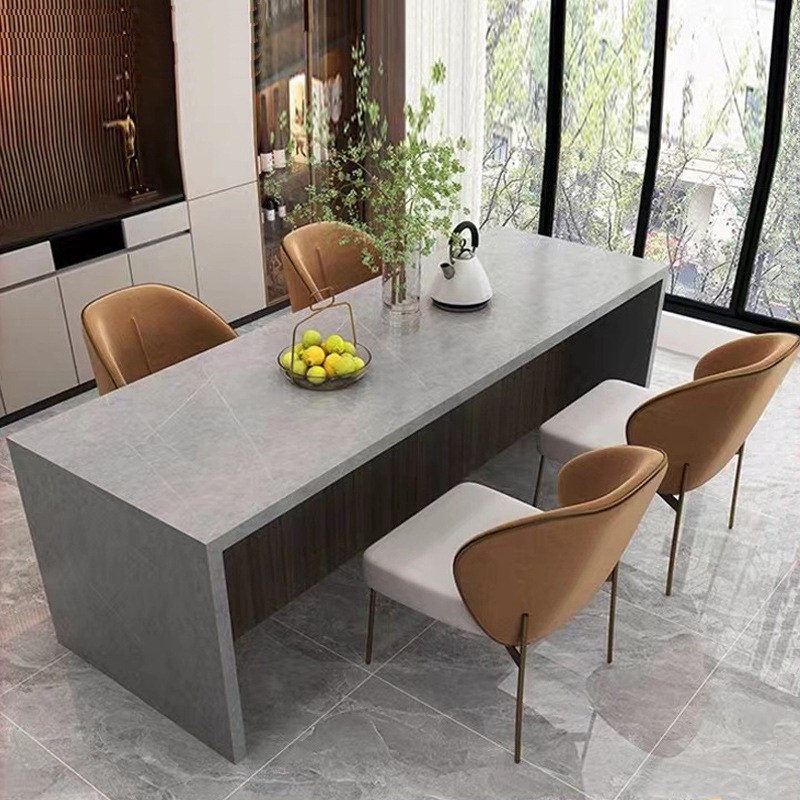 Black Veneered Granite installed in modern kitchen countertop — real project reference from Yuanda Stone