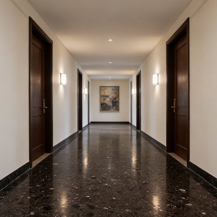 YDSTONE Modern Artificial Marble Tiles Cut-to-Size for Indoor Floorings Bathroom Kitchen Dining Balcony Mall