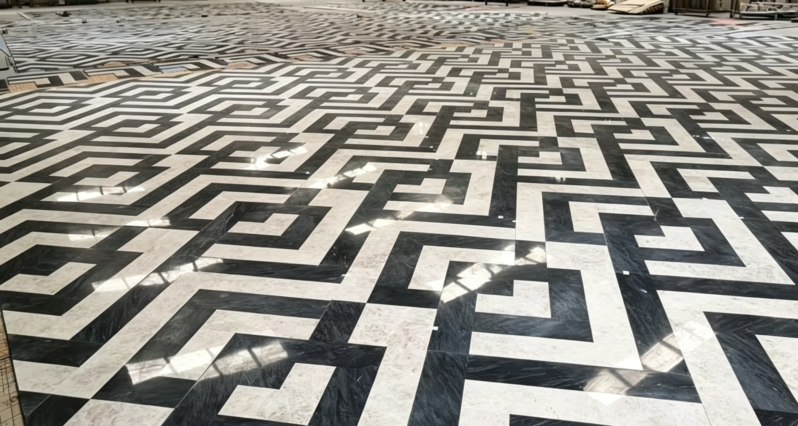 natural marble mosaic art marble inlay flooring design waterjet medallion mosaic pattern floorings-2