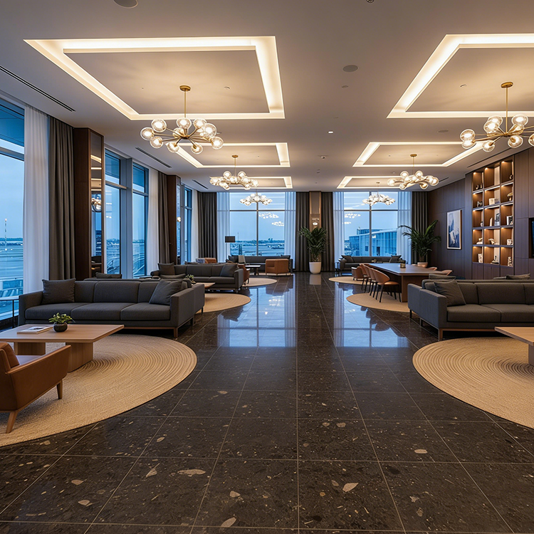 YDSTONE Cut-to-Size Roxaflopriv Artificial Marble Tiles for Villa Interior Staircase Wall Bathroom Mall Flooring