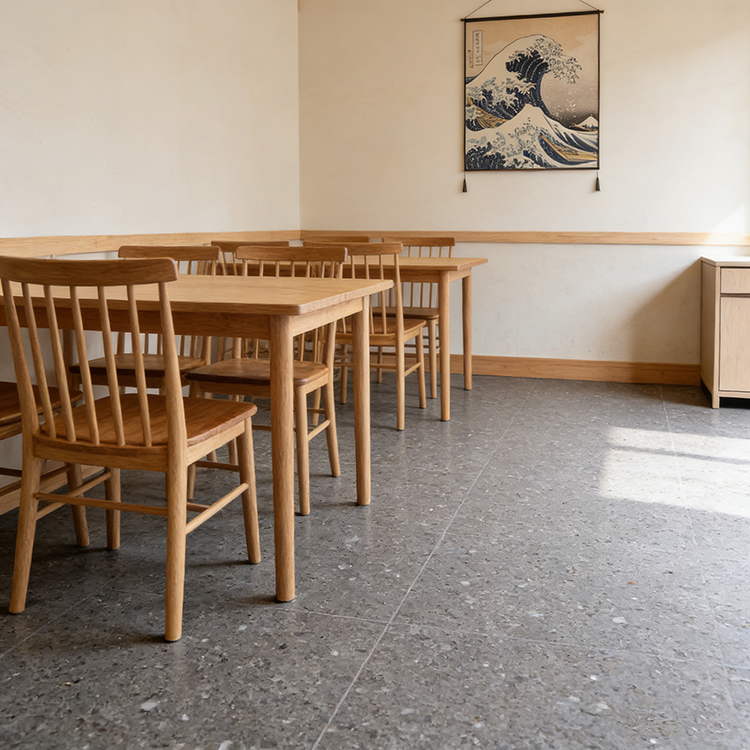 YDSTONE populaire kunstmatige terrazzostein voor badkamers, op maat gemaakte kunstmatige vloerplaten voor tuurgebieden