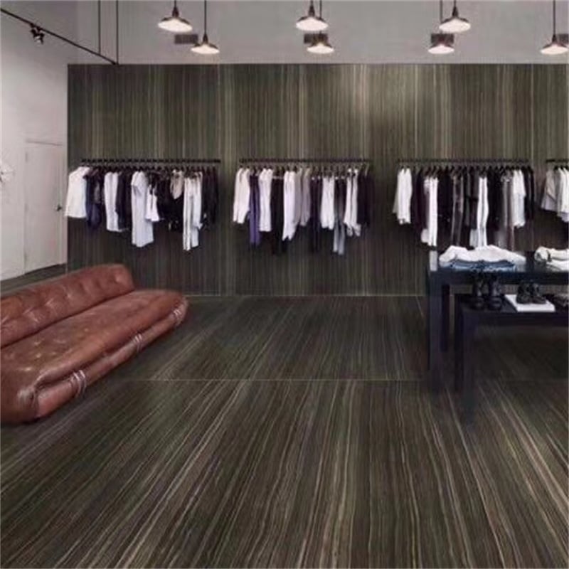 Eramosa Wood Marble applied as dining table tops