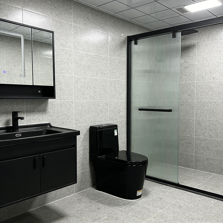 YDSTONE Modern Luxurious Black Veneered Granite Kitchen Bathrooms Dining Living Room Floorings Exterior