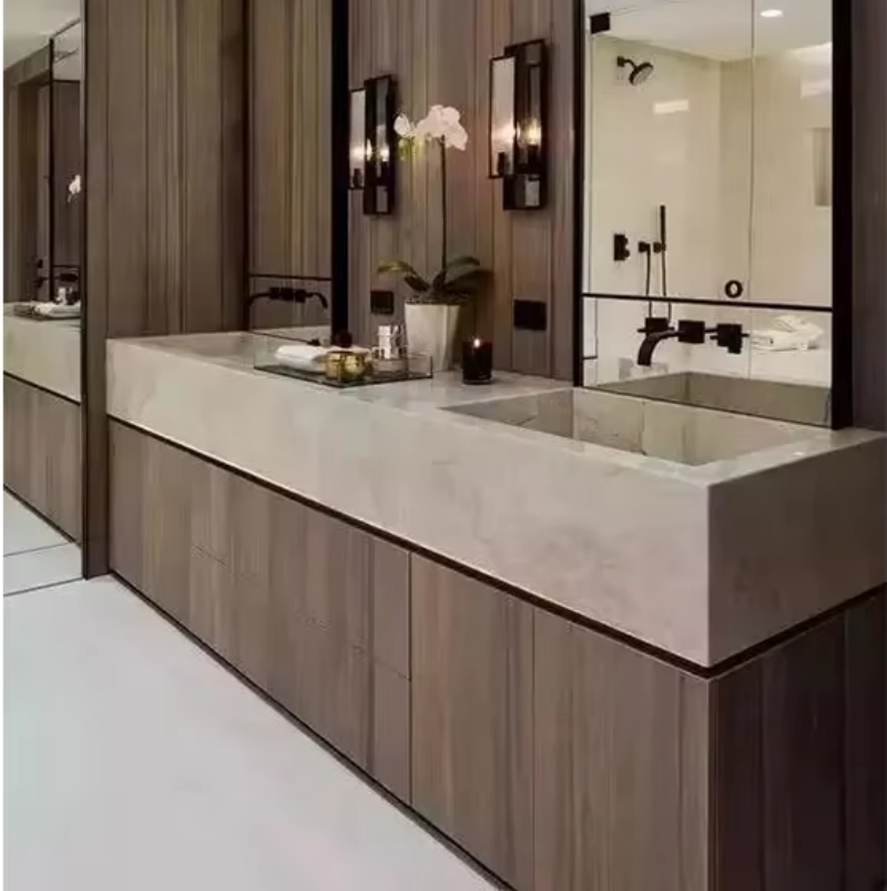 Calacatta Black Sintered Stone — full slab view showing complete vein pattern and color distribution