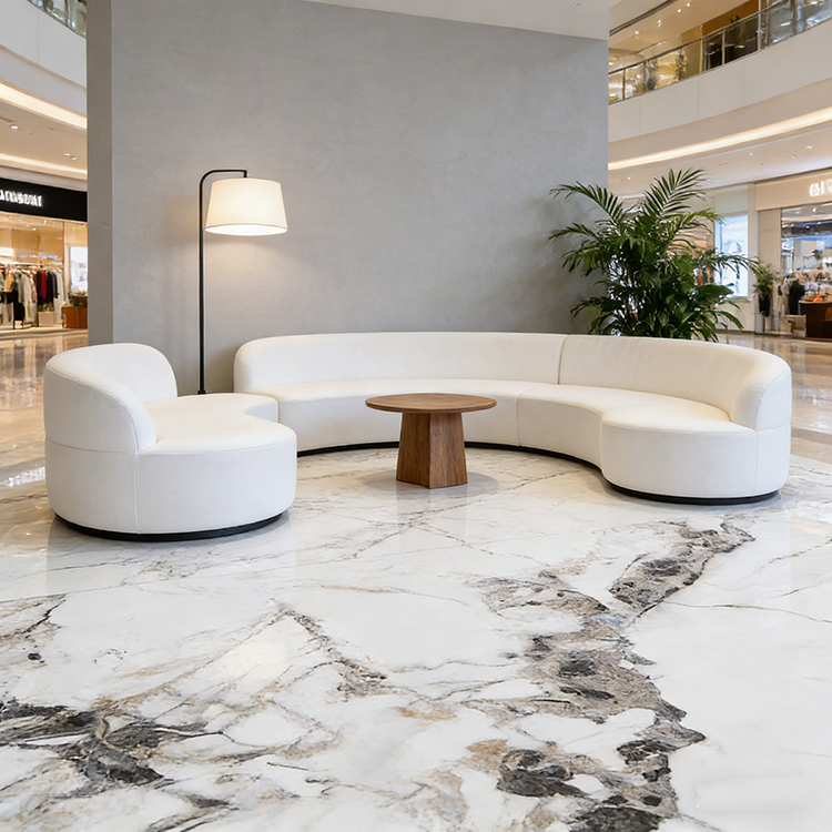 Best-Selling Imperial Green Stone Large Size Porcelain Slab Polished Floor Tiles Sintered Stone Floorings
