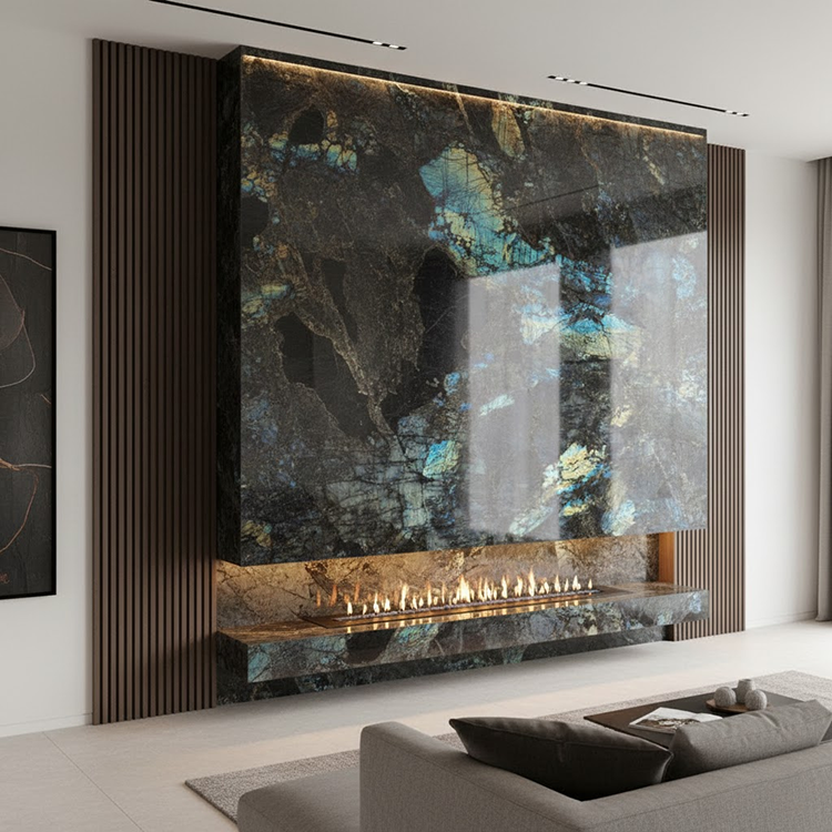 product polished prefabricated black epoxy ceramic terrazzo tiles artificial stone terrazzo flooring-6