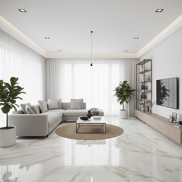 New Arrival Calacatta Gold Sintered Stone Foshan Rock Slab Glossy Porcelain Tiles Slab Floorings
