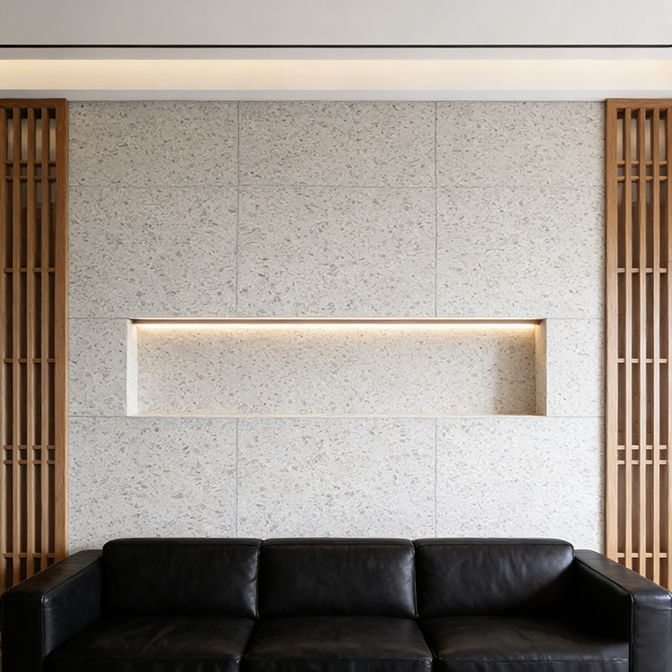 YDSTONE Modern Dusk Snow White Artificial Marble Tiles Cut-to-Size for Villa Wall Indoor Floor Bathroom