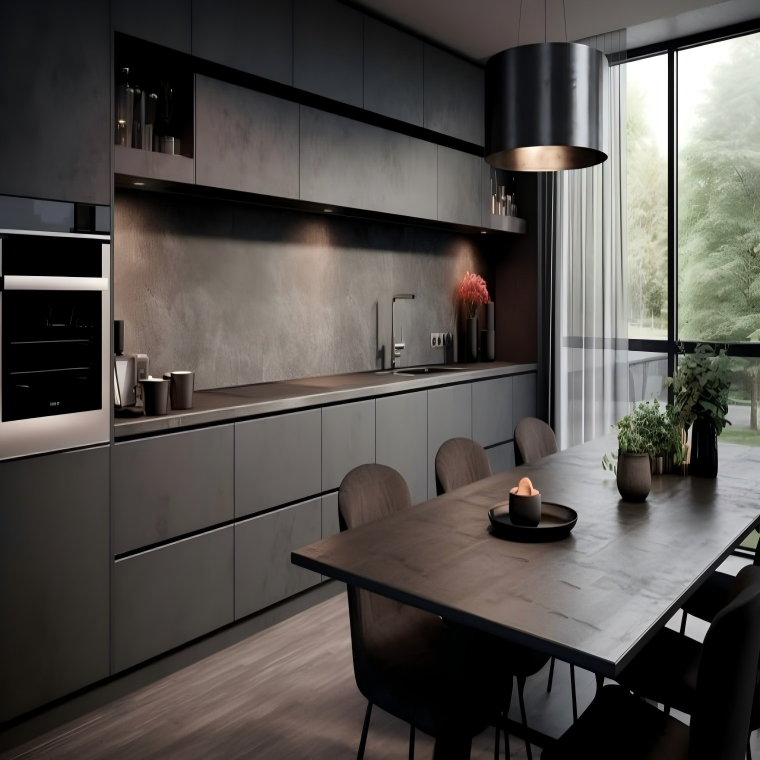 YDSTON EItalian Polished Granite Rectangular Dining Table Floorings Modern Luxurious Home Furniture manufacture