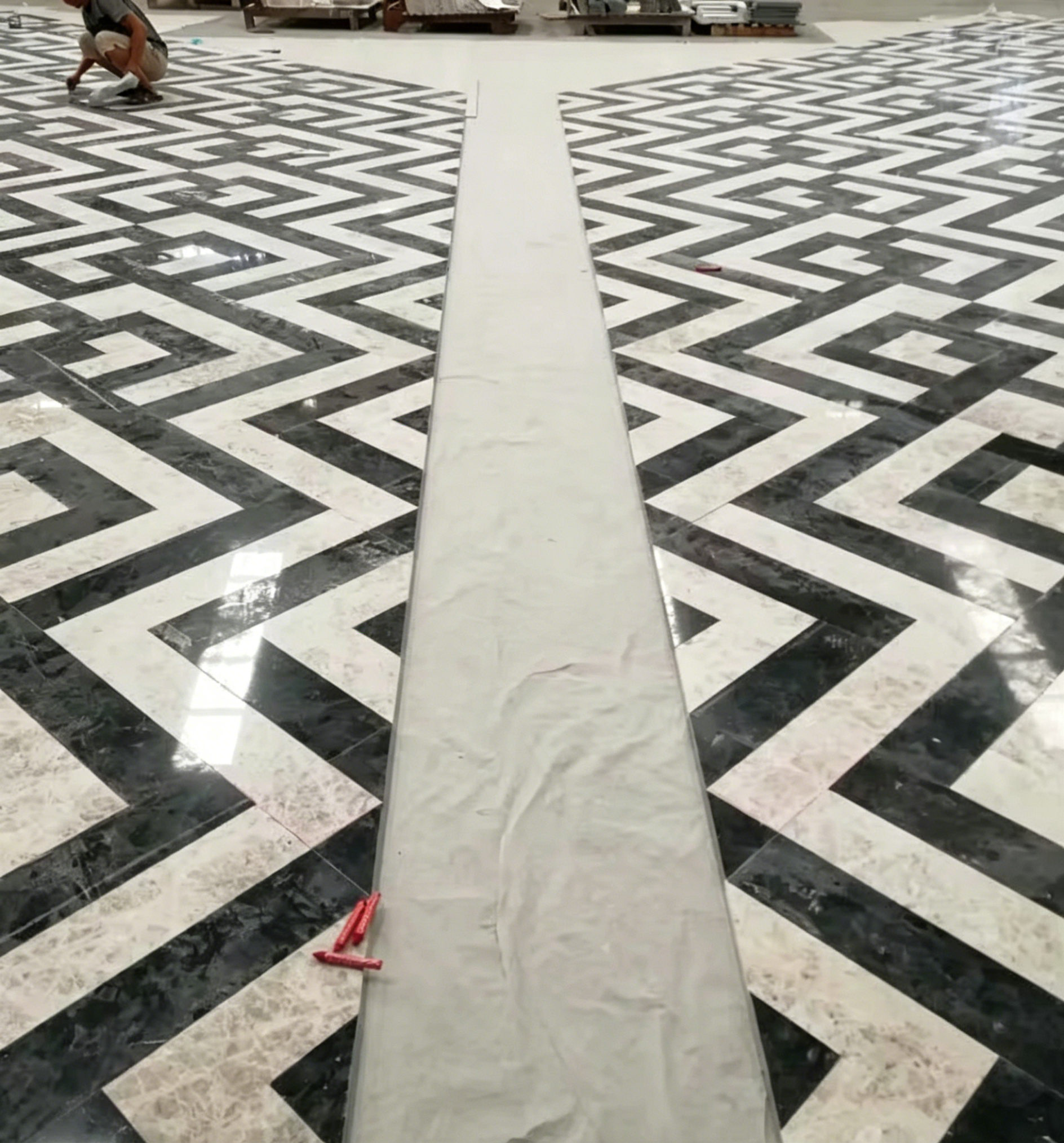 natural marble mosaic art marble inlay flooring design waterjet medallion mosaic pattern floorings-1