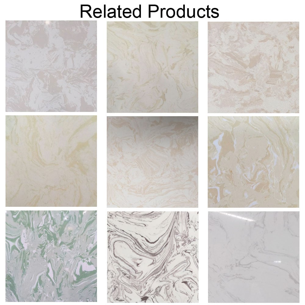 YDSTONE Artificial Stone Crystal Purple Chinese Factory Polished Floor Kitchen Marble Stone Slab supplier